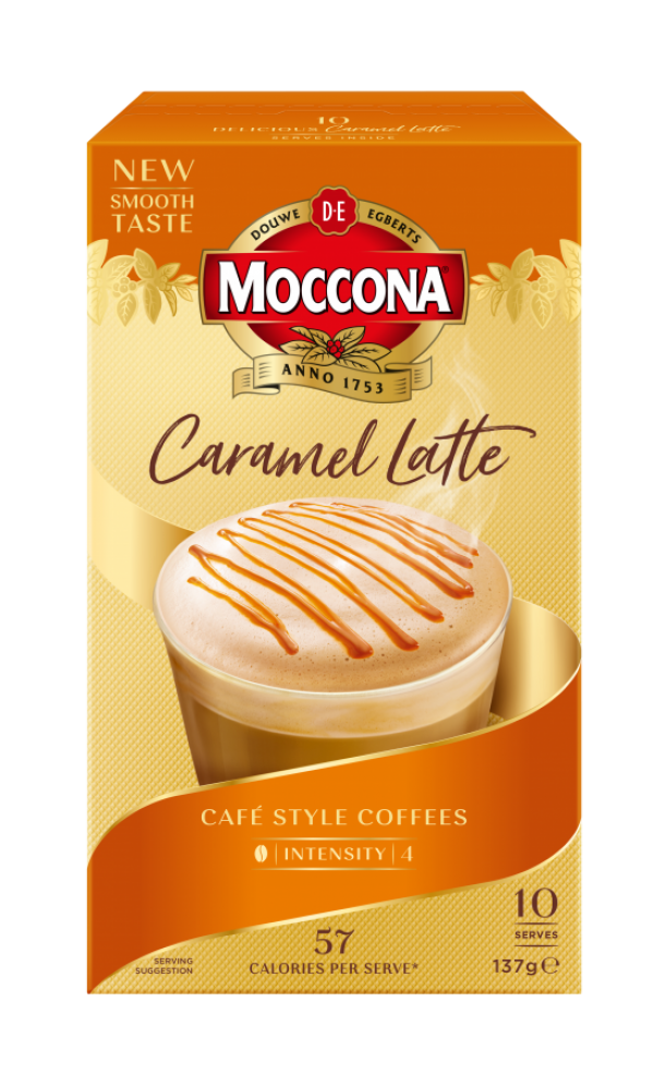 Moccona Cafe Classics Caramel Latte x 10