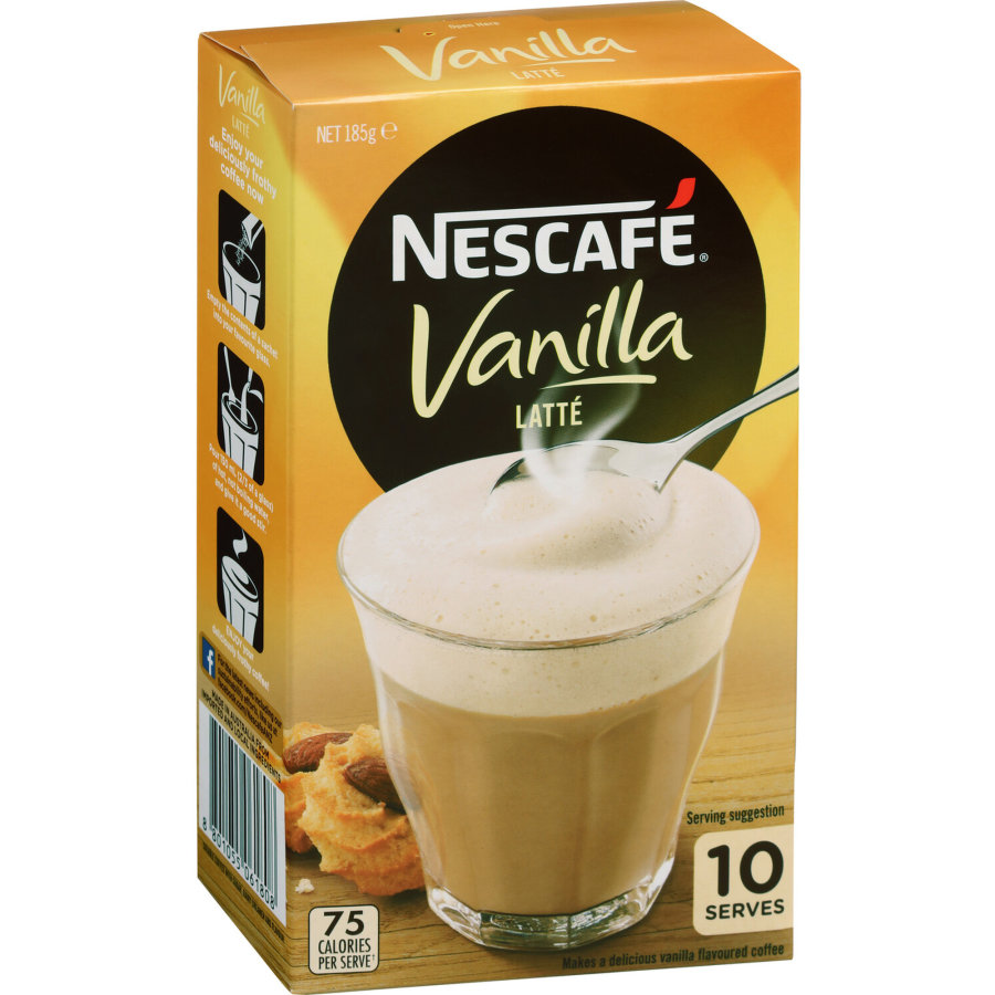 Nescafe Cafe Menu Coffee Mix Vanilla Latte 185g Reviews