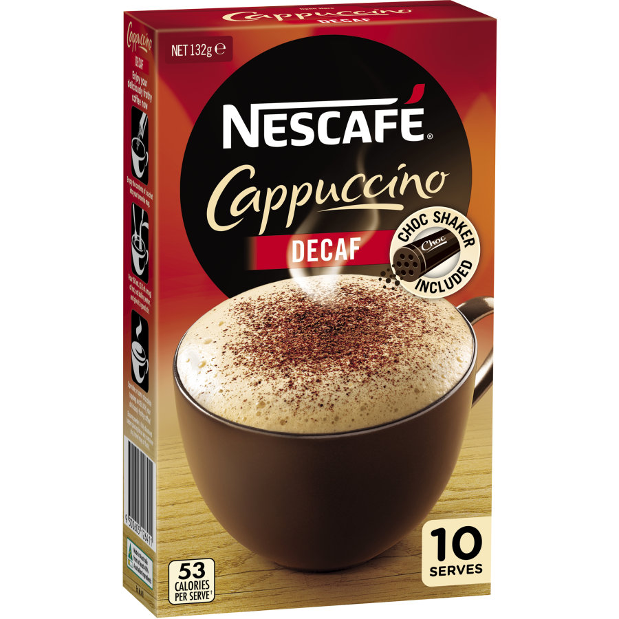Nescafe Coffee Mix Cappuccino Decaf Reviews Black Box