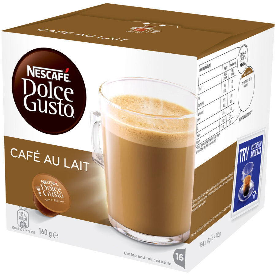 Nescafe Dolce Gusto Coffee Capsules Cafe Au Lait Reviews Black Box