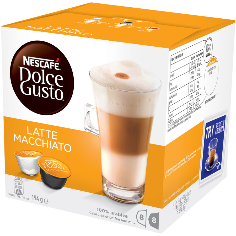 Nescafe Dolce Gusto Coffee Capsules Latte Macchiato Reviews Black Box
