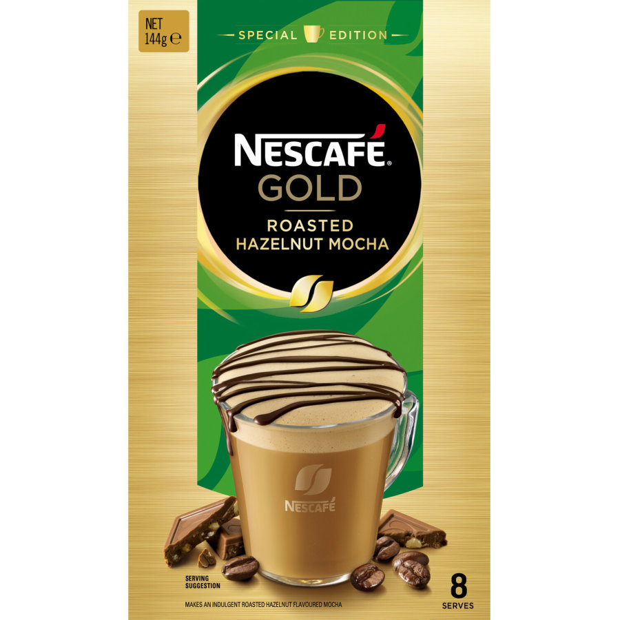 Nescafe Gold Coffee Mix Hazelnut Mocha Reviews Black Box
