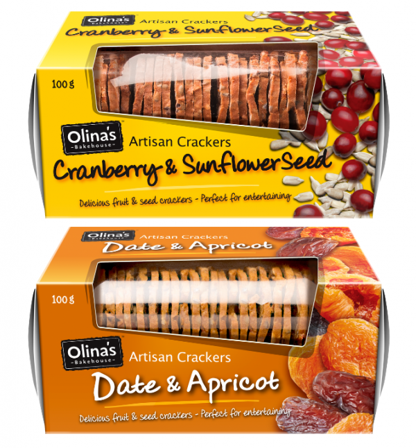 Olina’s Bakehouse Artisan Crackers