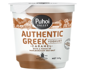 Puhoi Valley Salted Caramel Yoghurt 160gm