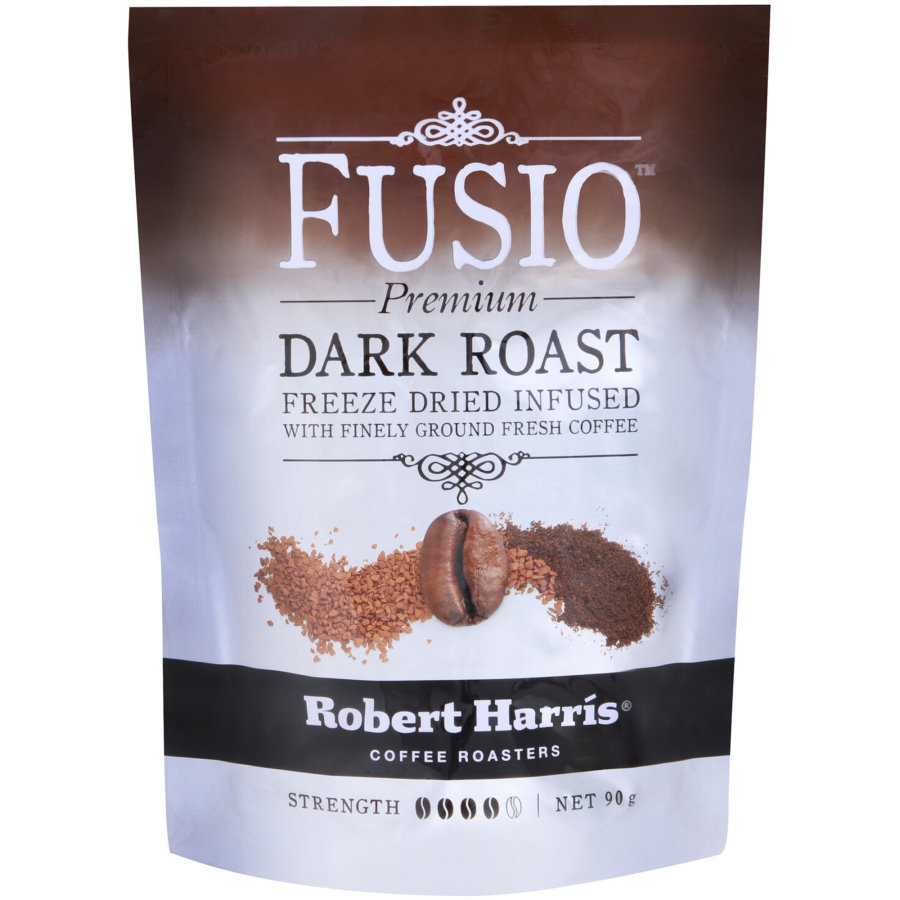 Robert Harris Fusio Instant Coffee Dark Roast Reviews Black Box