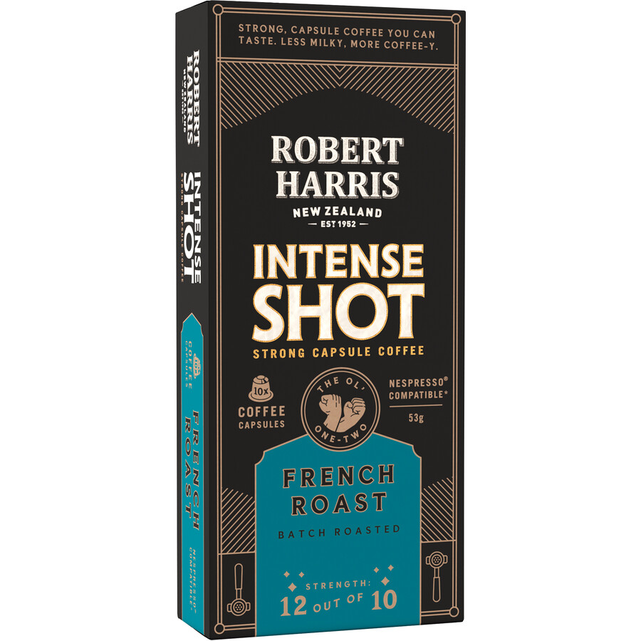 Robert Harris Intense Shot Coffee Capsules French Reviews Black Box