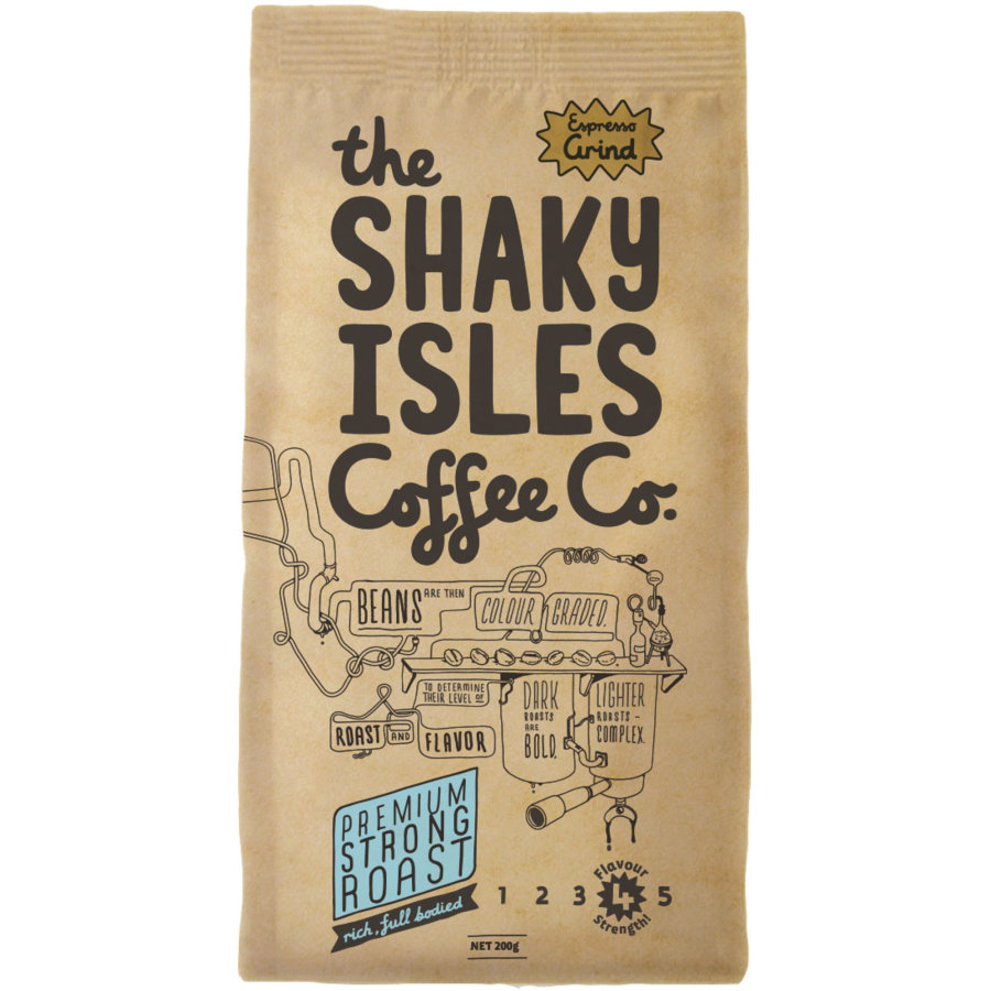 Shaky Isles Espresso Grind Strong Reviews Black Box