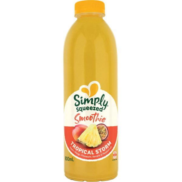 Simply Squeezed Chilled Juice Tropical Storm Smooth