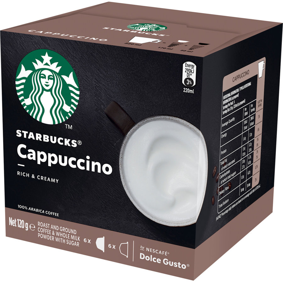 Starbucks Coffee Capsules Cappuccino Reviews Black Box