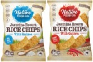 By Nature Food Co.  Jasmine Brown Rice Chips with Quinoa – Salted / Sweet Chilli  [150gm]