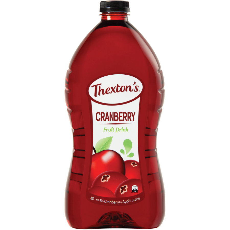 Thextons Fruit Drink Cranberry Reviews Black Box
