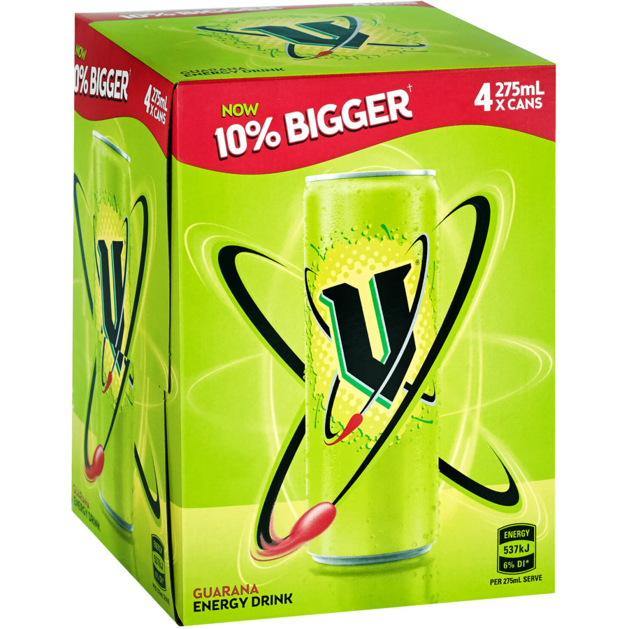 V Guarana Energy Drink Reviews Black Box