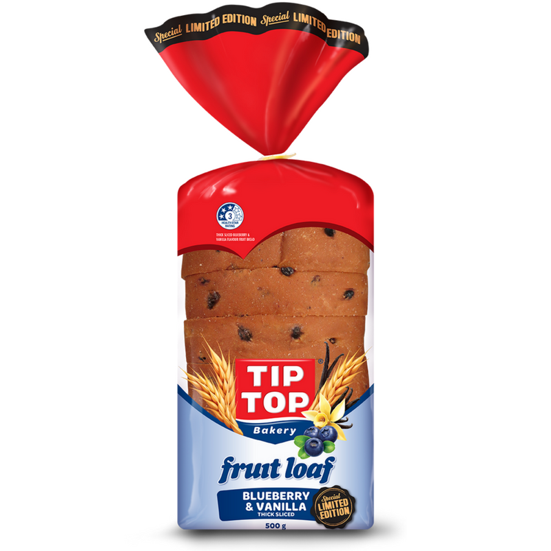 Tip Top Fruit Loaf Blueberry & Vanilla Reviews Black Box