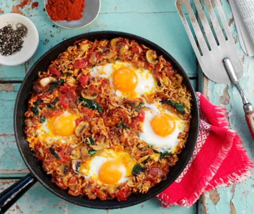 Spicy Tomato and Egg Brunch
