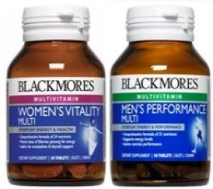 Blackmores – Men’s Performance Multi 50’s / Women’s Vitality Multi 50’s