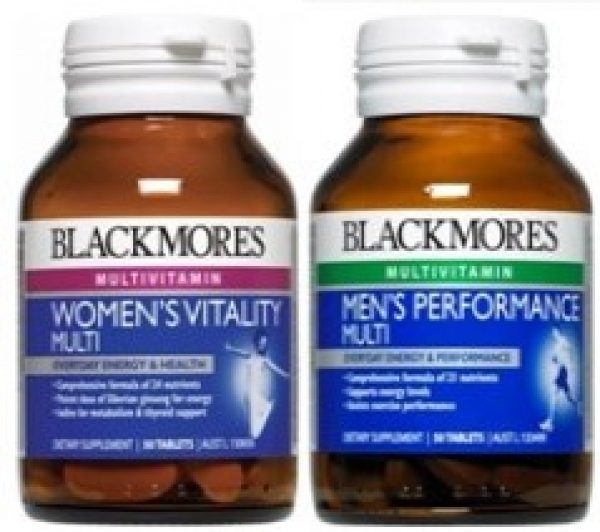 Blackmores – Men’s Performance Multi 50’s / Women’s Vitality Multi 50’s