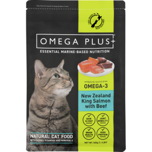 Omega Plus  King Salmon Beef Dry Cat Food