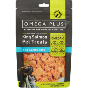 Omega Plus King Salmon Bites Pet Treats