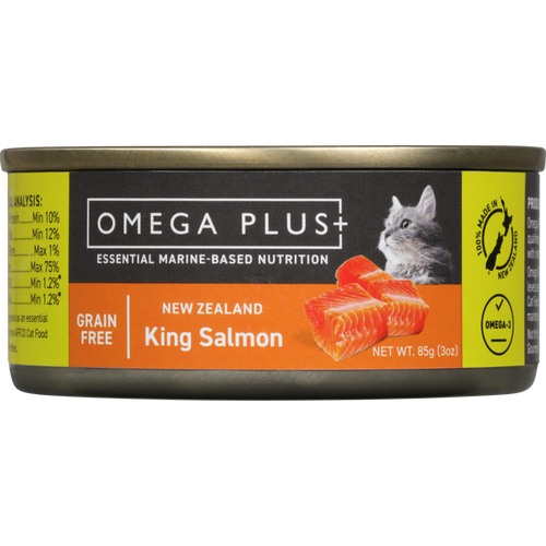 Omega Plus King Salmon Wet Cat Food Reviews Black Box