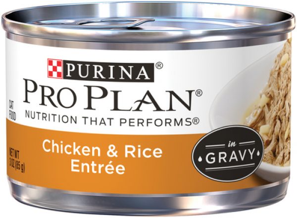 Pro Plan Savor Chicken and Rice Wet Cat Food Cans