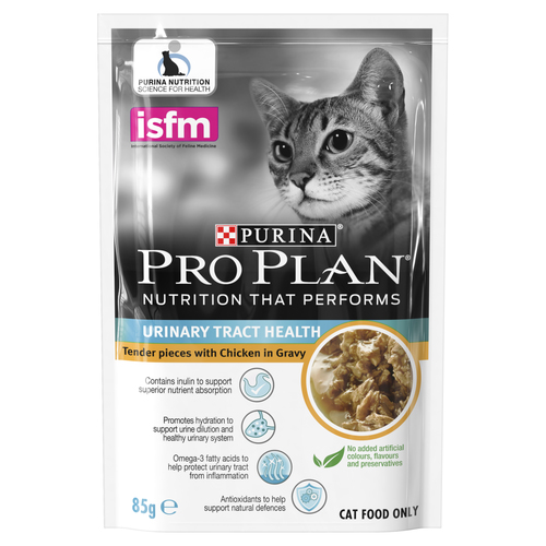 Pro Plan Adult Urinary Tract Health Chicken in Gravy Wet Cat Food Pouches Reviews Black Box