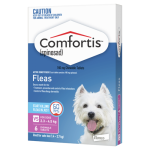 Comfortis Cat and Dog Chewable Flea Treatment 6 pack