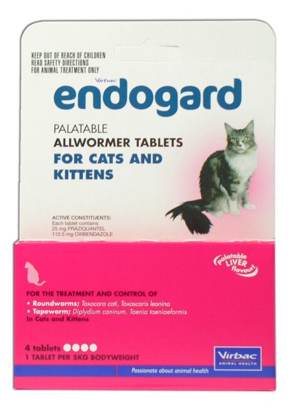 Endogard Cat Wormer Tablets