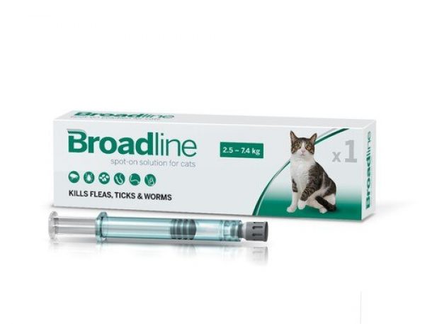 Broadline Spot On Solution For Cats 2.5-7.5kg
