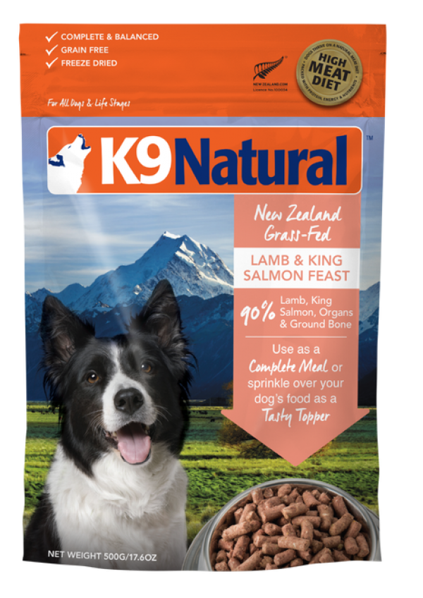 K9 Natural Lamb & Salmon Feast Freeze Dried Dog Food