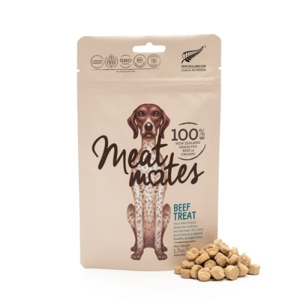 Meat Mates Beef Grain Free Freeze Dried Dog Treats
