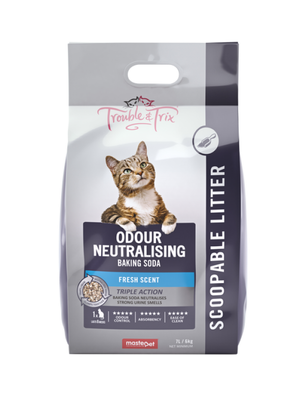 Trouble & Trix Cat Litter Baking Soda Clumping
