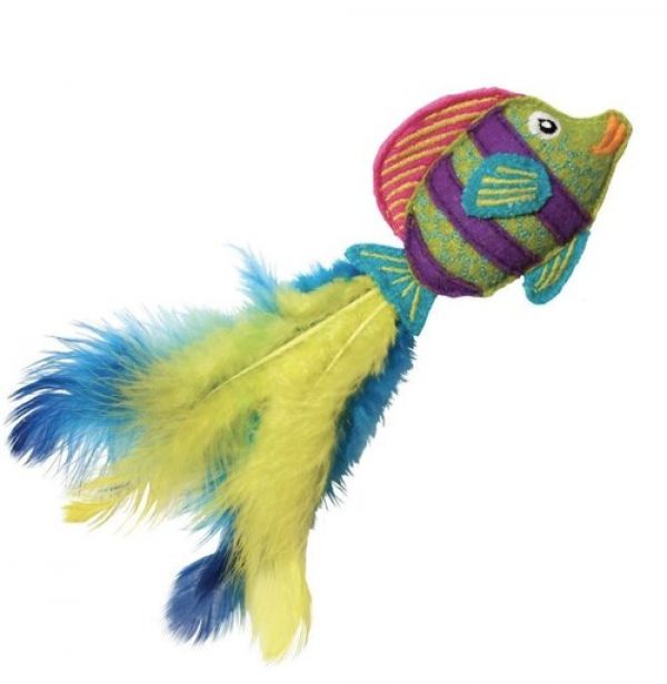 KONG Tropics Fish Cat Toy