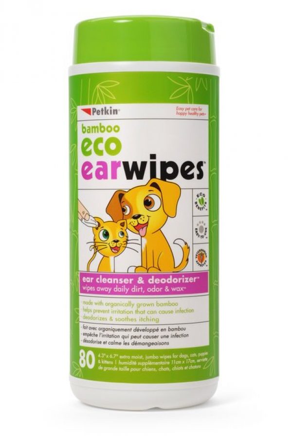 Petkin Bamboo Ear Wipes