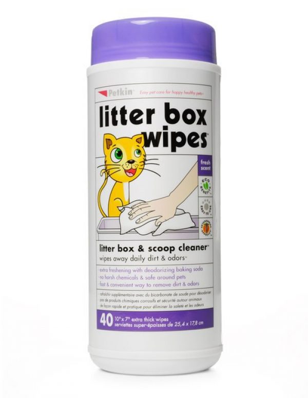 Petkin Litter Box Wipes