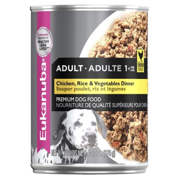 Eukanuba Adult Chicken, Rice & Vegetables Dinner Wet Dog Food Cans