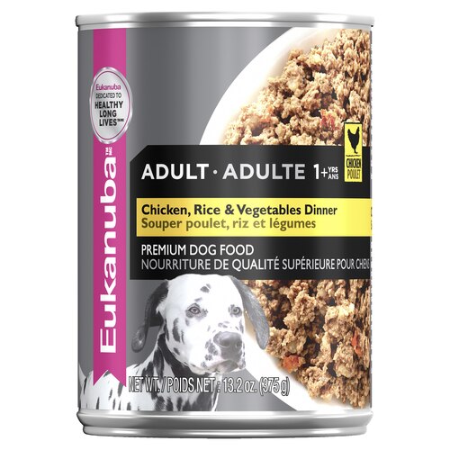 Eukanuba Adult Chicken, Rice & Vegetables Dinner Wet Dog ...