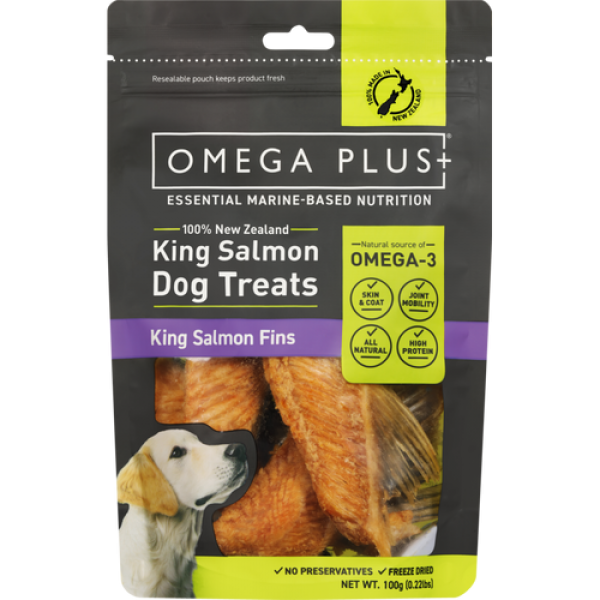 Omega Plus King Salmon Fins Pet Treats