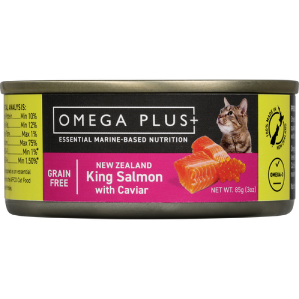 Omega Plus King Salmon and Caviar Wet Cat Food