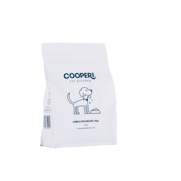 Coopers Pet Kitchen Lamb and Fish Dog Food Reviews Black Box