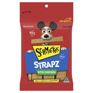 Schmackos Strapz Dog Treats Chicken
