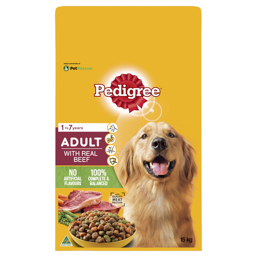Pedigree Adult Real Beef Dry Dog Food Reviews Black Box