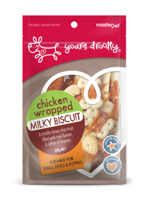 Yours Droolly Chicken Wrapped Milk Biscuits