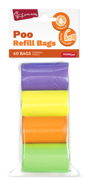 Yours Droolly Refill Bags Rainbow 60pk