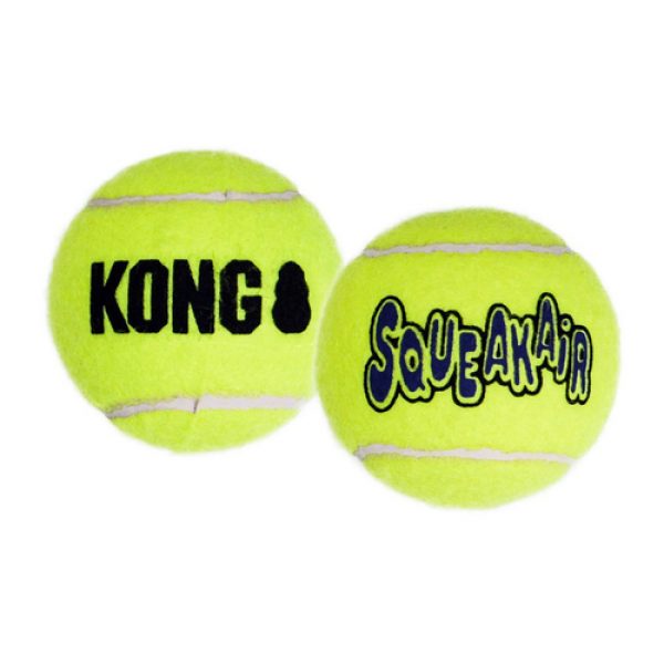 KONG SqueakAir Puppy Small Tennis Ball Dog Toy 3pk