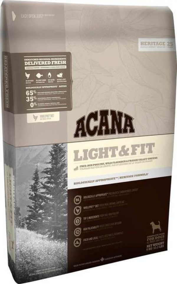 Acana Heritage Light and Fit Dry Dog Food