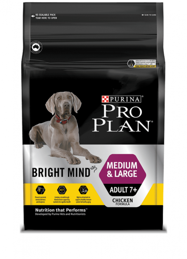 Pro Plan  Adult 7+  Medium & Large Breed Bright Mind Dry Dog Food