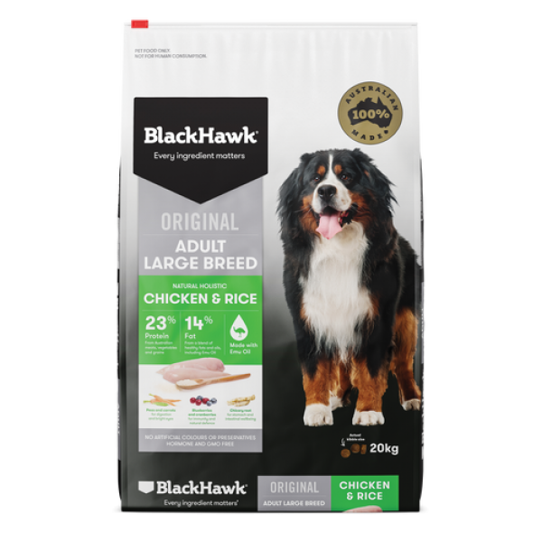 Black Hawk Chicken Large Breed Dry Dog Food