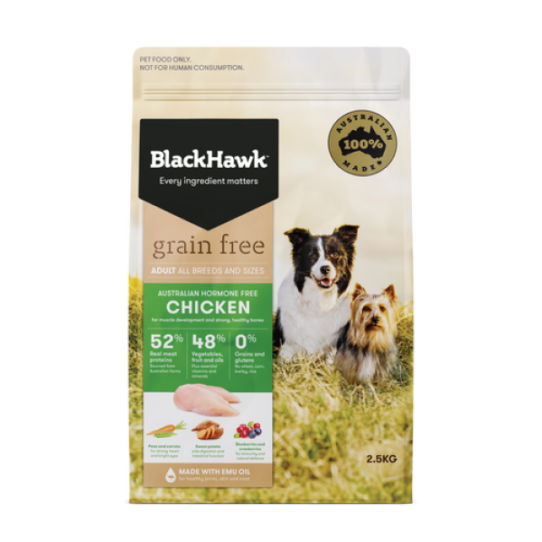 Black Hawk Grain Free Chicken Dry Dog Food