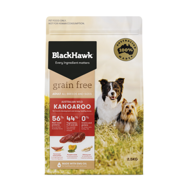 Black Hawk Grain Free Kangaroo Dry Dog Food