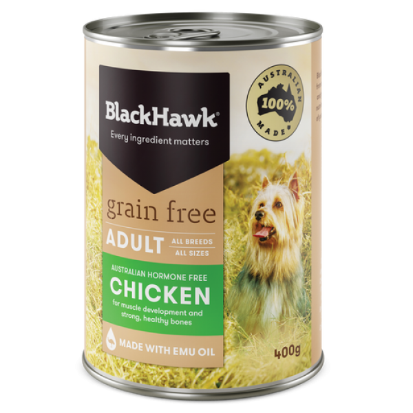 Black Hawk Grain Free Chicken Canned Wet Dog Food